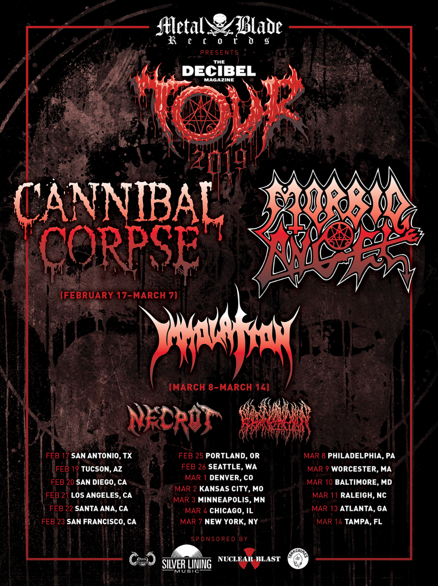Cannibal Corpse и Morbid Angel