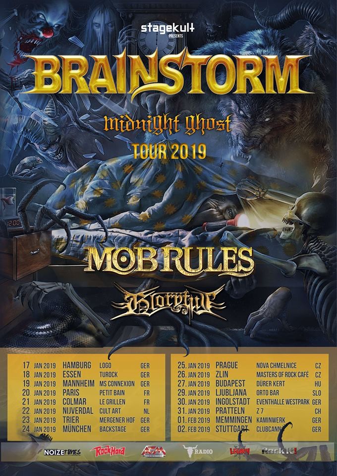Mob Rules совместный тур с Brainstorm