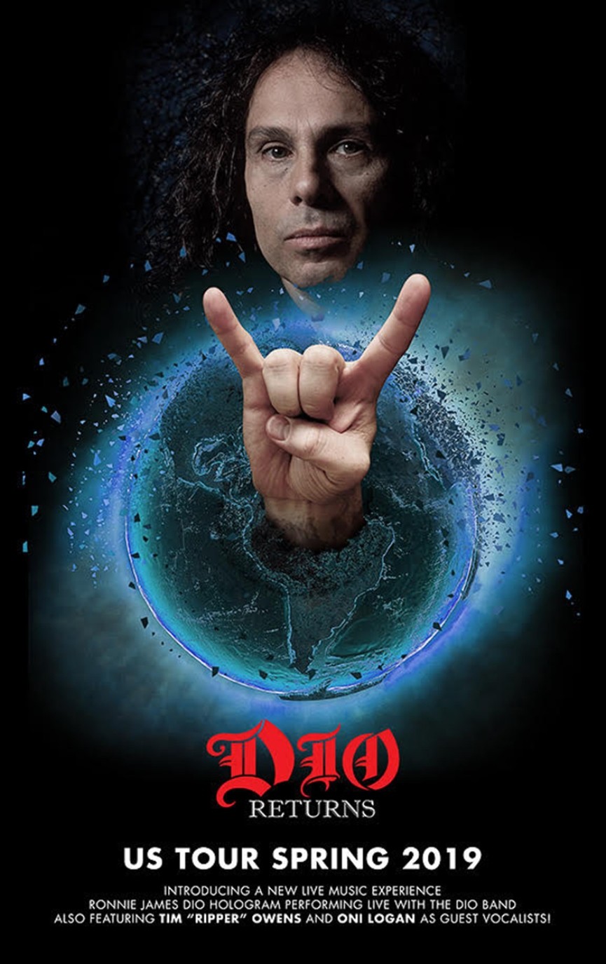 Ronnie James Dio голограмма-тур в 2019 году