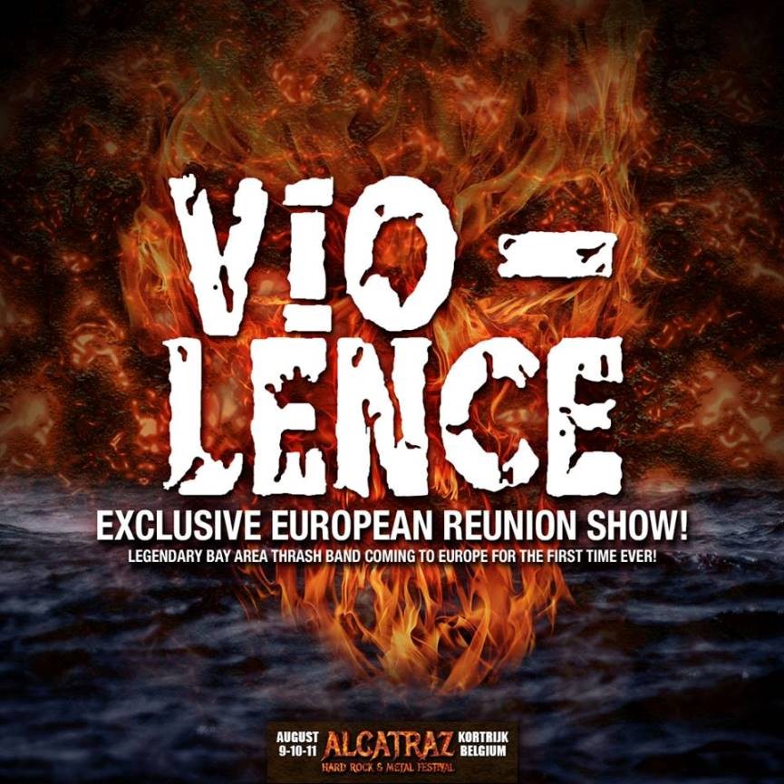 Vio-lence сыграют эксклюзивное европейское шоу с Бельгии