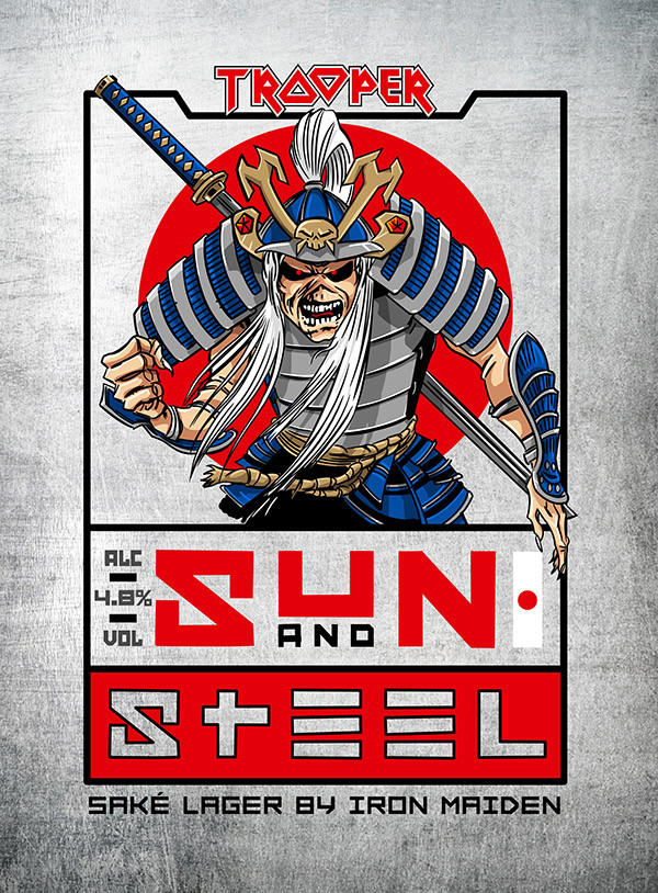 Iron Maiden Trooper Sun And Steel